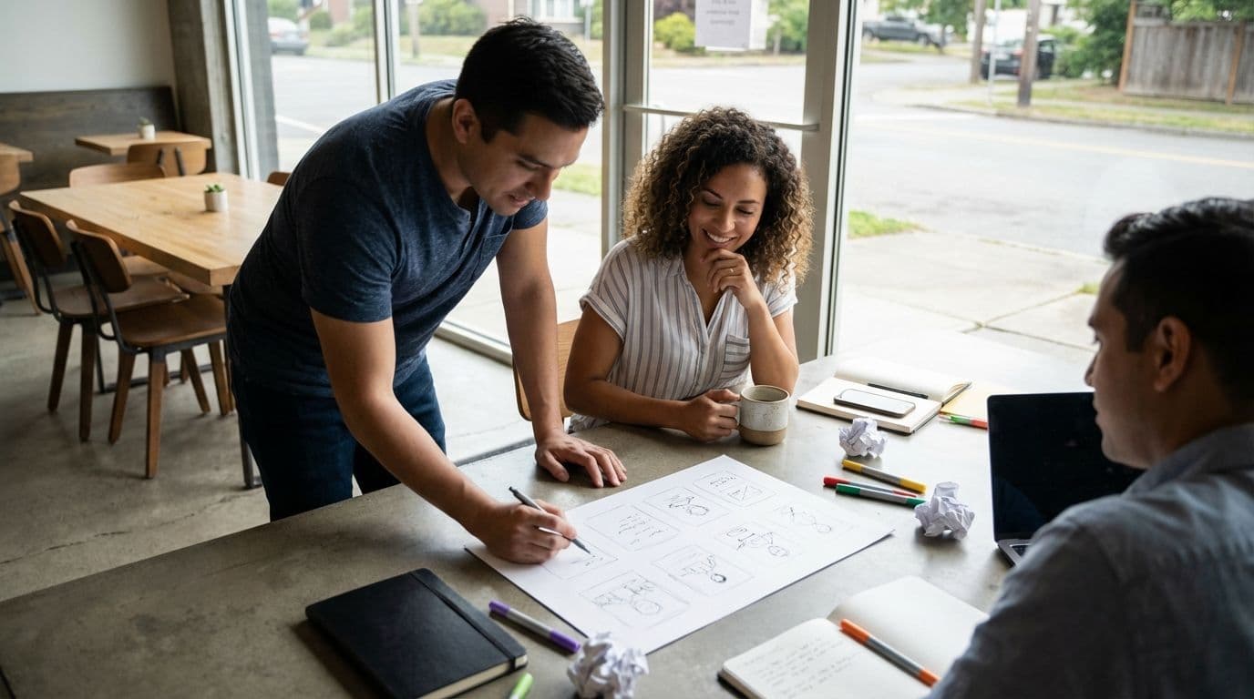 Crazy 8s Sketching: una actividad de trabajo en equipo para la exploración rápida de ideas