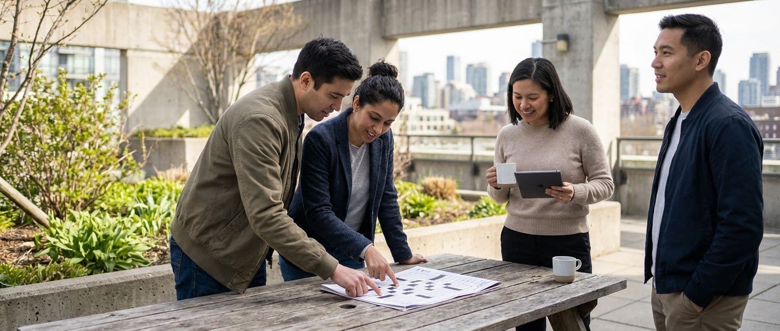 Crossword Race: a classic word-based team building activity for collaboration and problem-solving