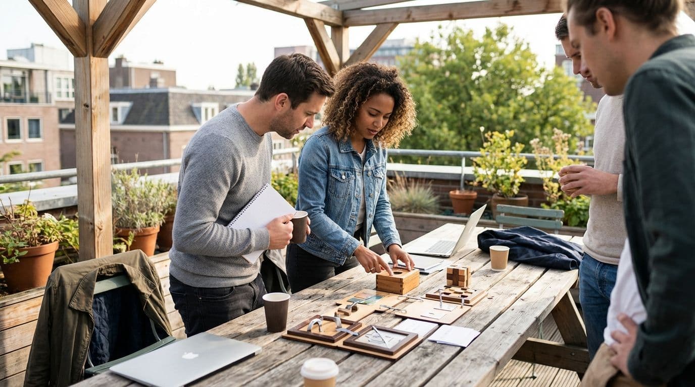 Escape Puzzle (Tabletop): a team building activity with escape-room energy