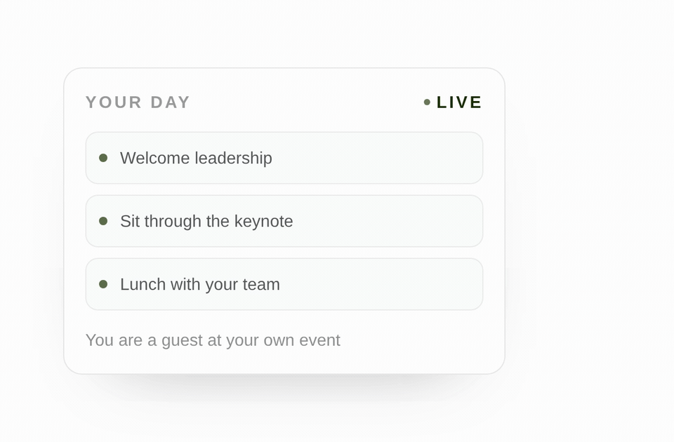 Event Management animation, 4: Your role - on-site roles