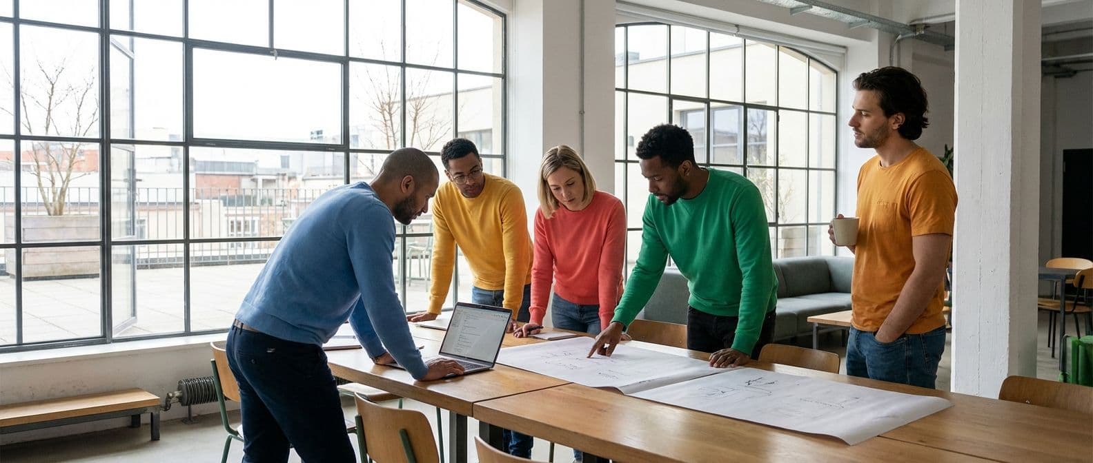 Hackathon (medio día): una actividad de formación de equipos de innovación para una colaboración rápida