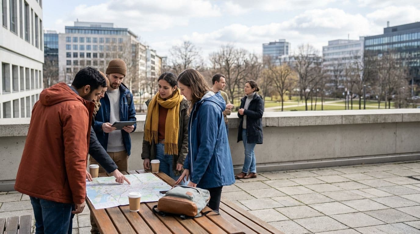 Juego de escape al aire libre: una actividad inmersiva de formación de equipos que combina rompecabezas y exploración.