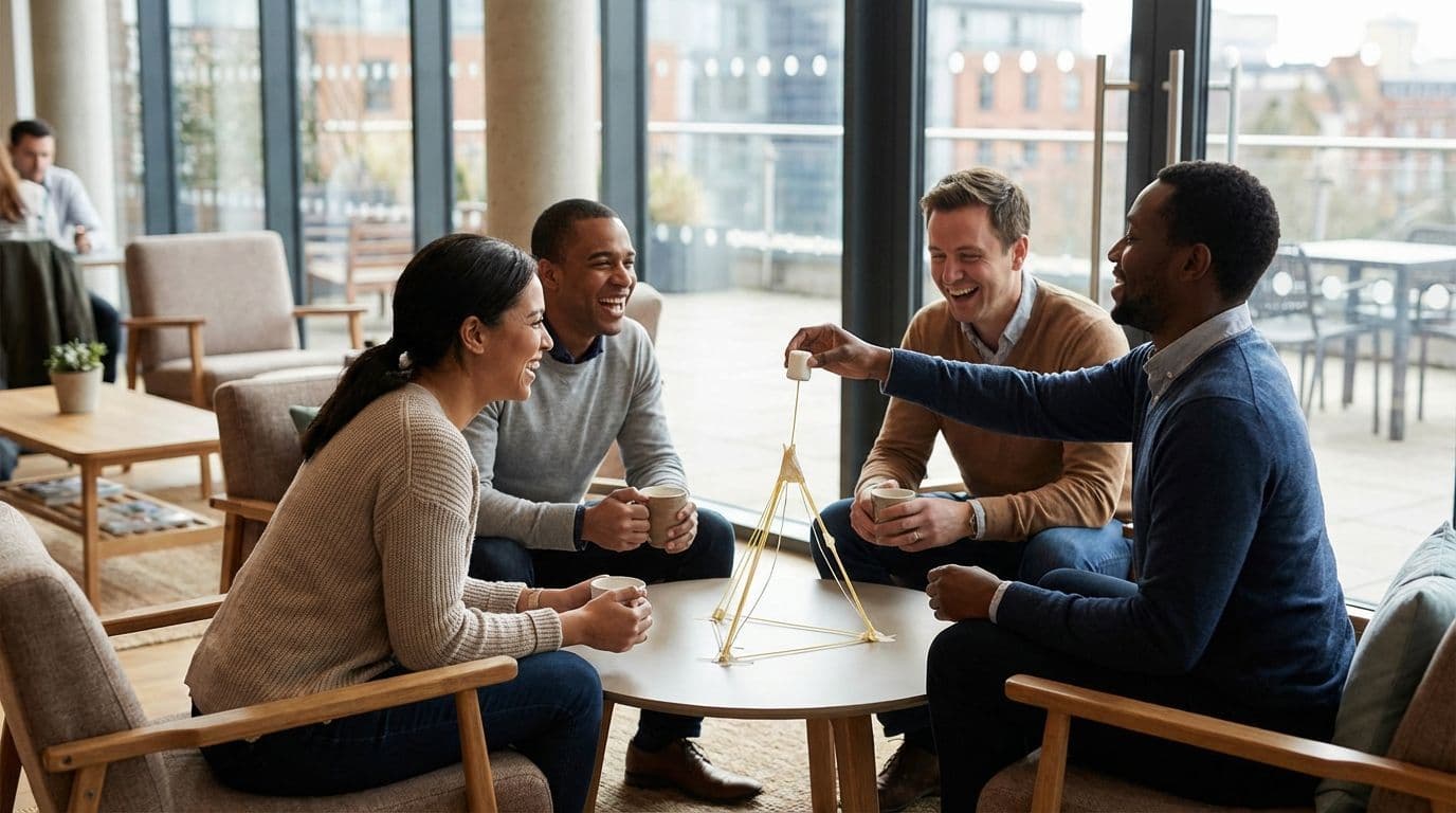El mini desafío del malvavisco: una actividad práctica de trabajo en equipo para la creación rápida de prototipos