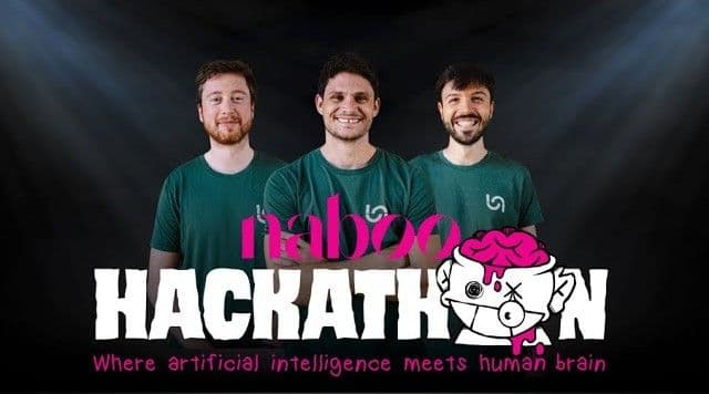 The Naboo Hackathon 2025 film cover, with the tagline Where artificial intelligence meets human brain