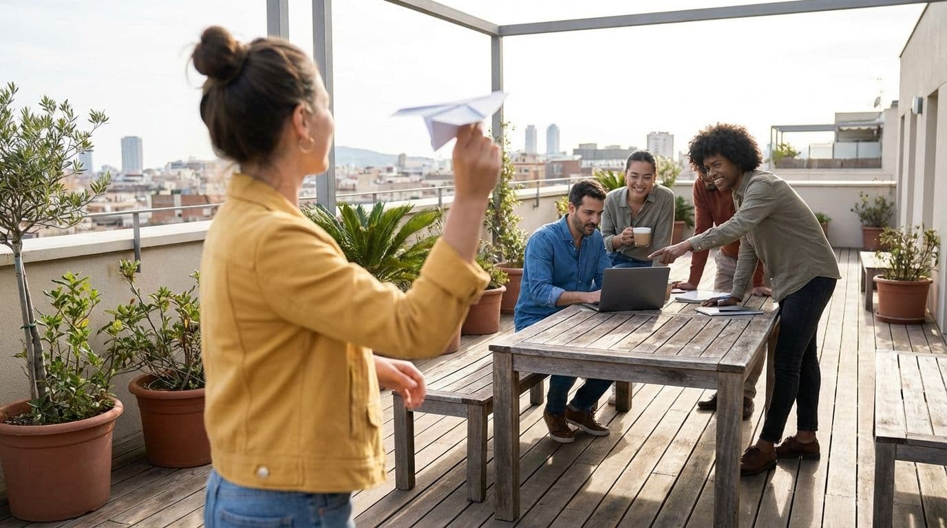 Paper Airplane Challenge: a hands-on team building activity for creativity and iteration
