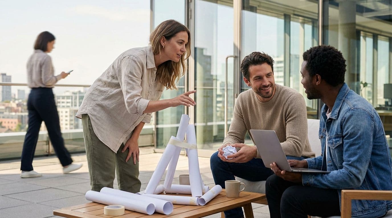 Paper Tower Sprint: a team building activity for rapid collaboration