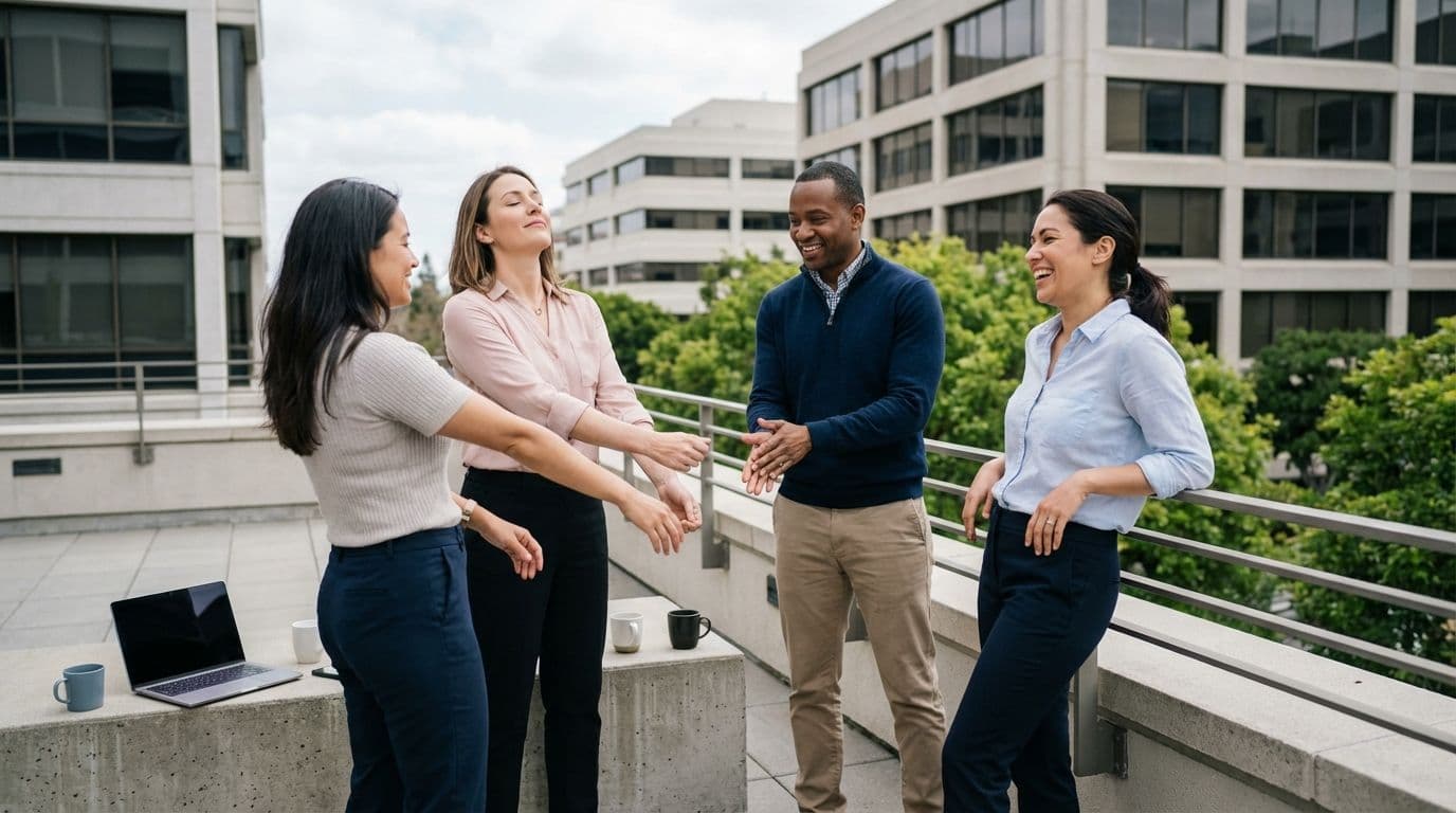 Se déconnecter et se recentrer : une activité de micro-renforcement d'équipe pour rétablir rapidement la concentration