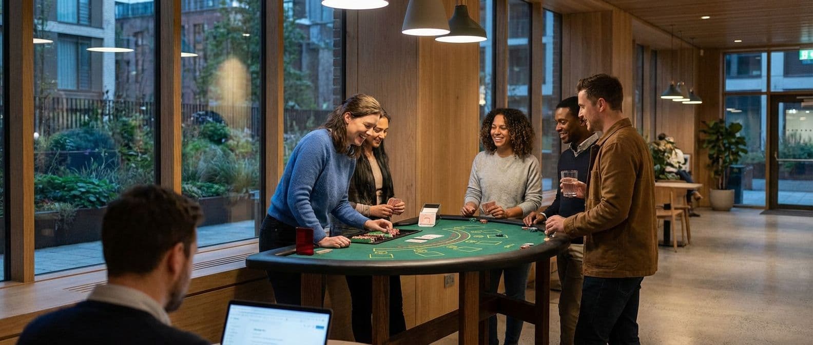 Soirée Casino : une activité de team building dynamique pour renforcer les liens sociaux et la compétition amicale