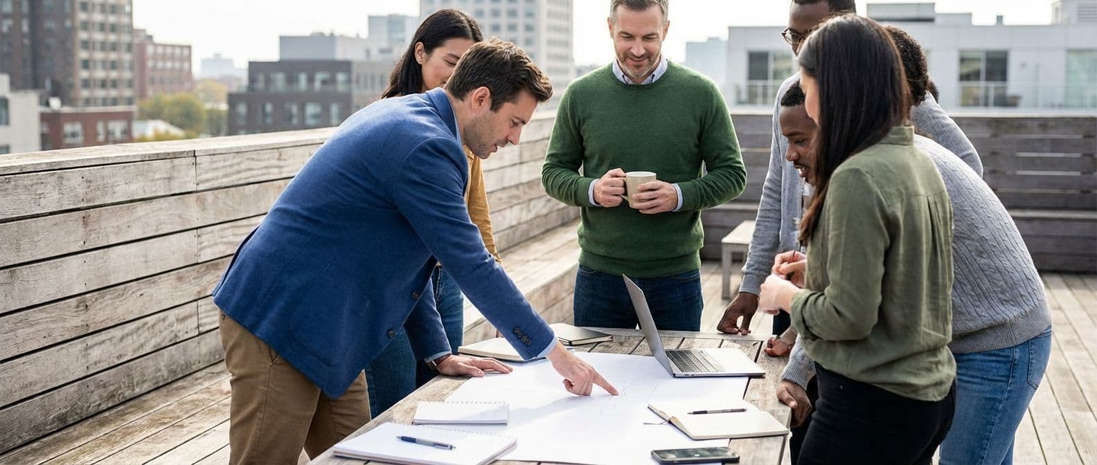 Los titulares del futuro: una actividad de trabajo en equipo para la visión y el propósito