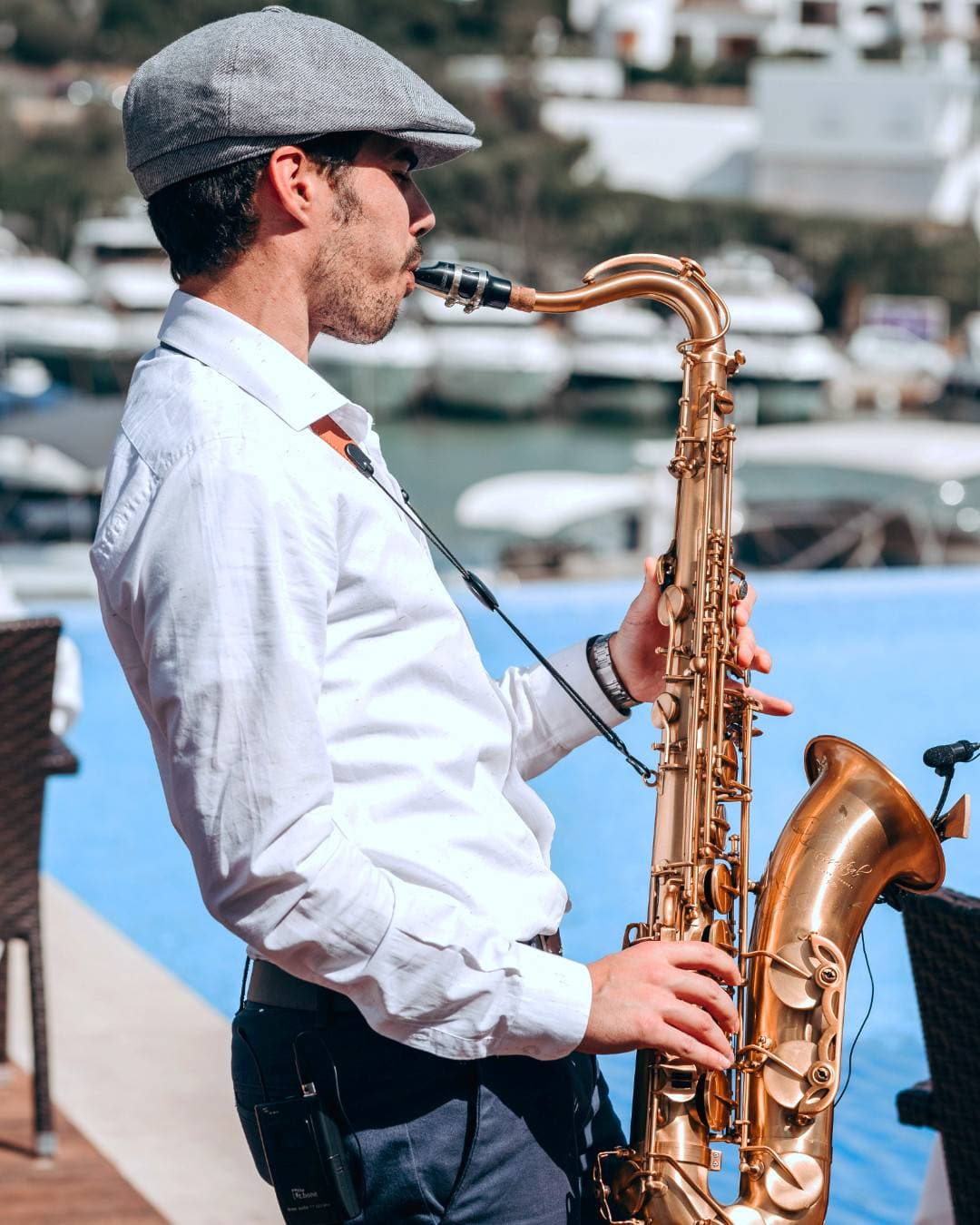 SAXONARA Saxofonista en Cóctel Mallorca
