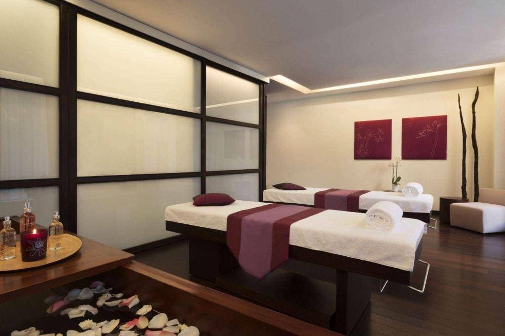 Salle double de soin au Spa