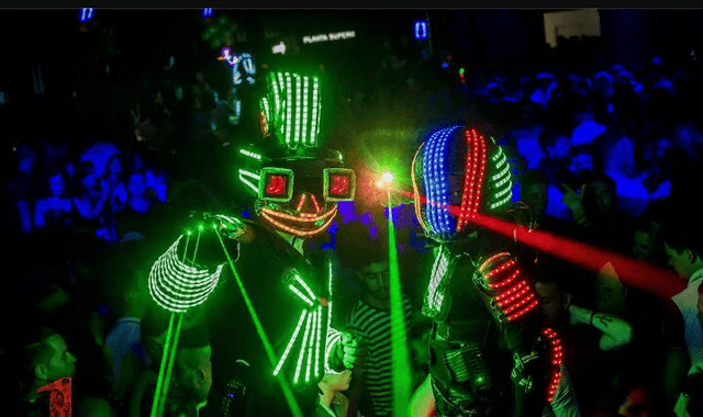 Animación Zancudos Robot Led