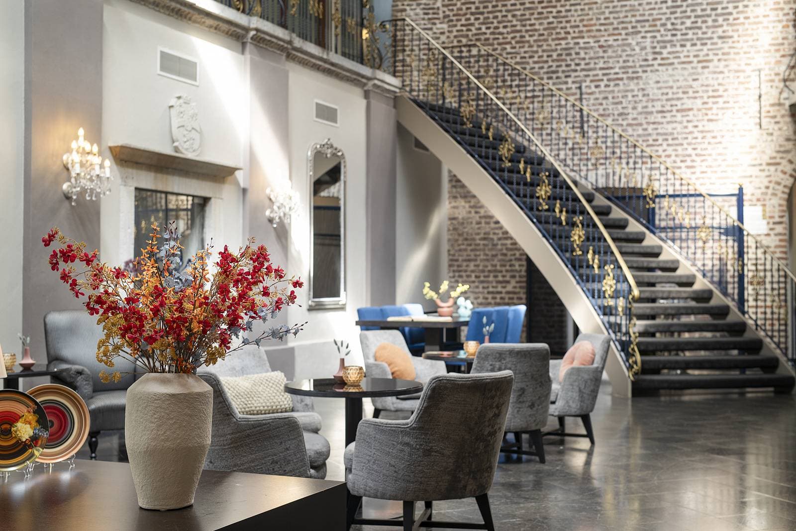 Bilderberg Château Holtmühle Lobby Kasteelhal