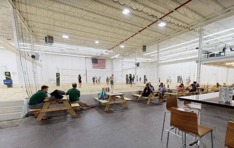 Giant Warehouse with 3 Sand Volleyball Courts 1