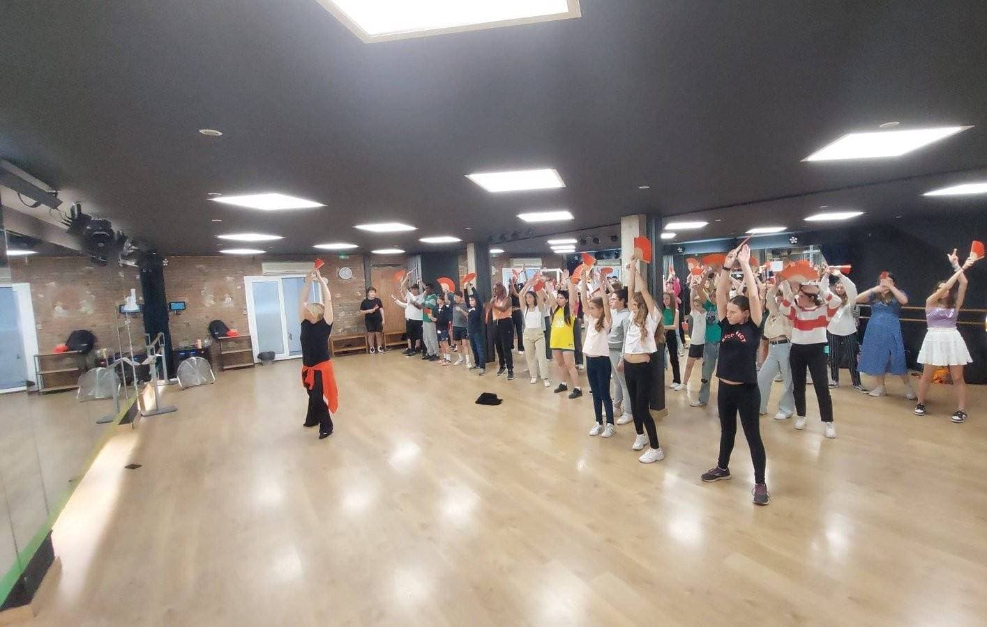 Cours de flamenco groupe voyage scolaire à Barcelone