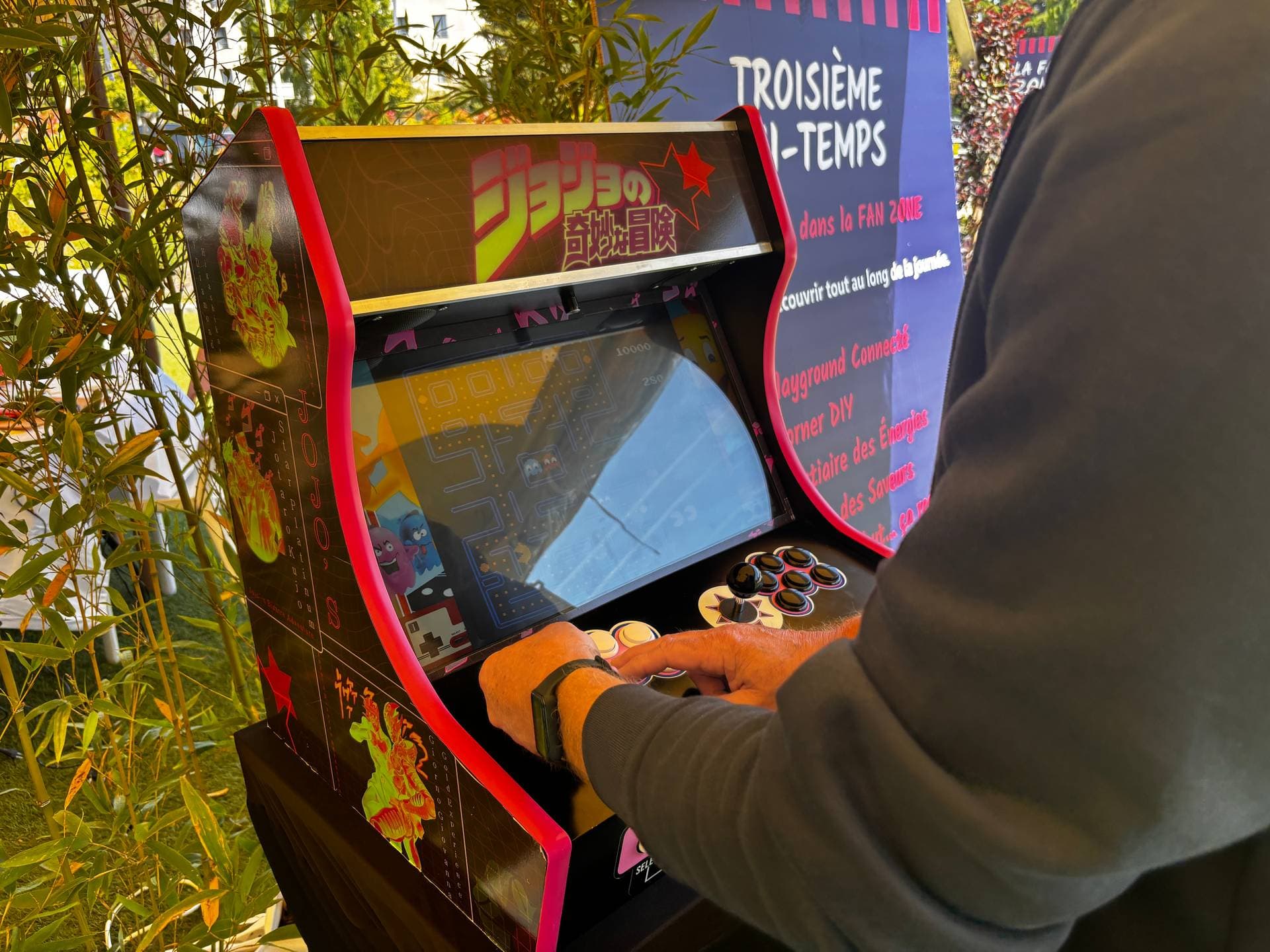 borne d'arcade
