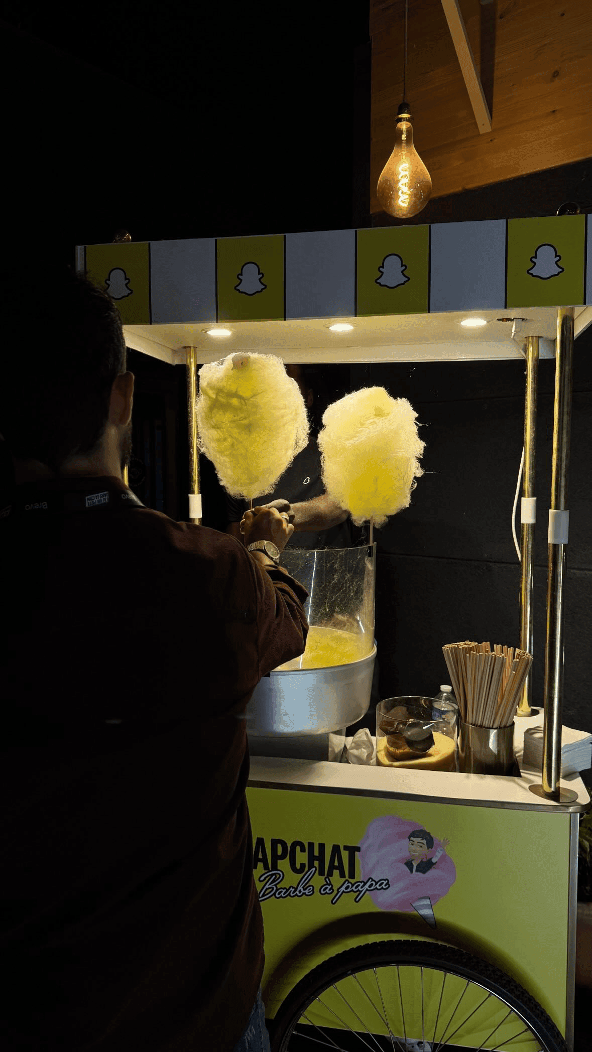 Barbe à Papa Snapchat - Soirée collaborateurs