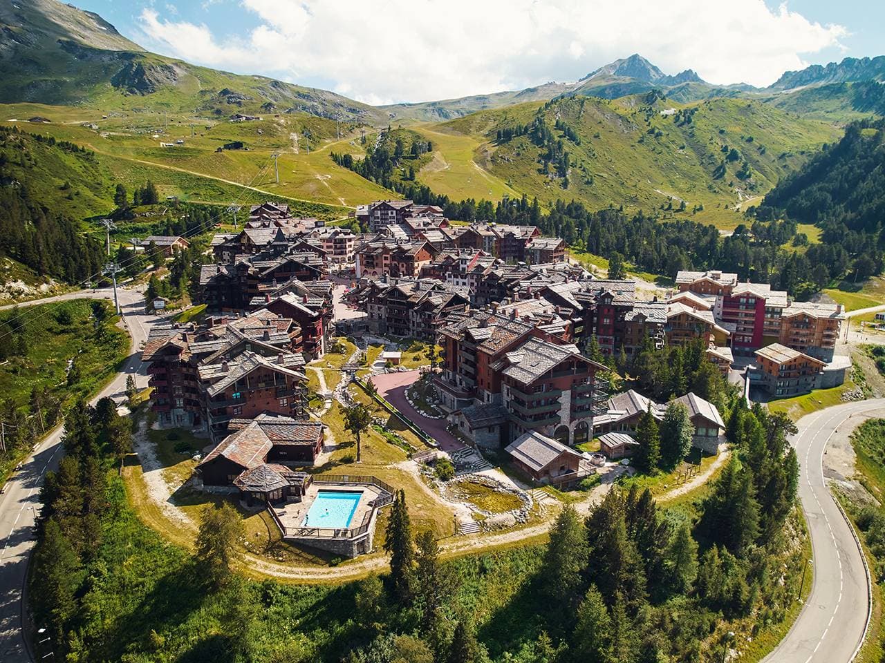 Vue aérienne été