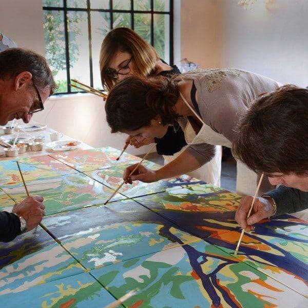 Team building peinture - Oeuvre Collective