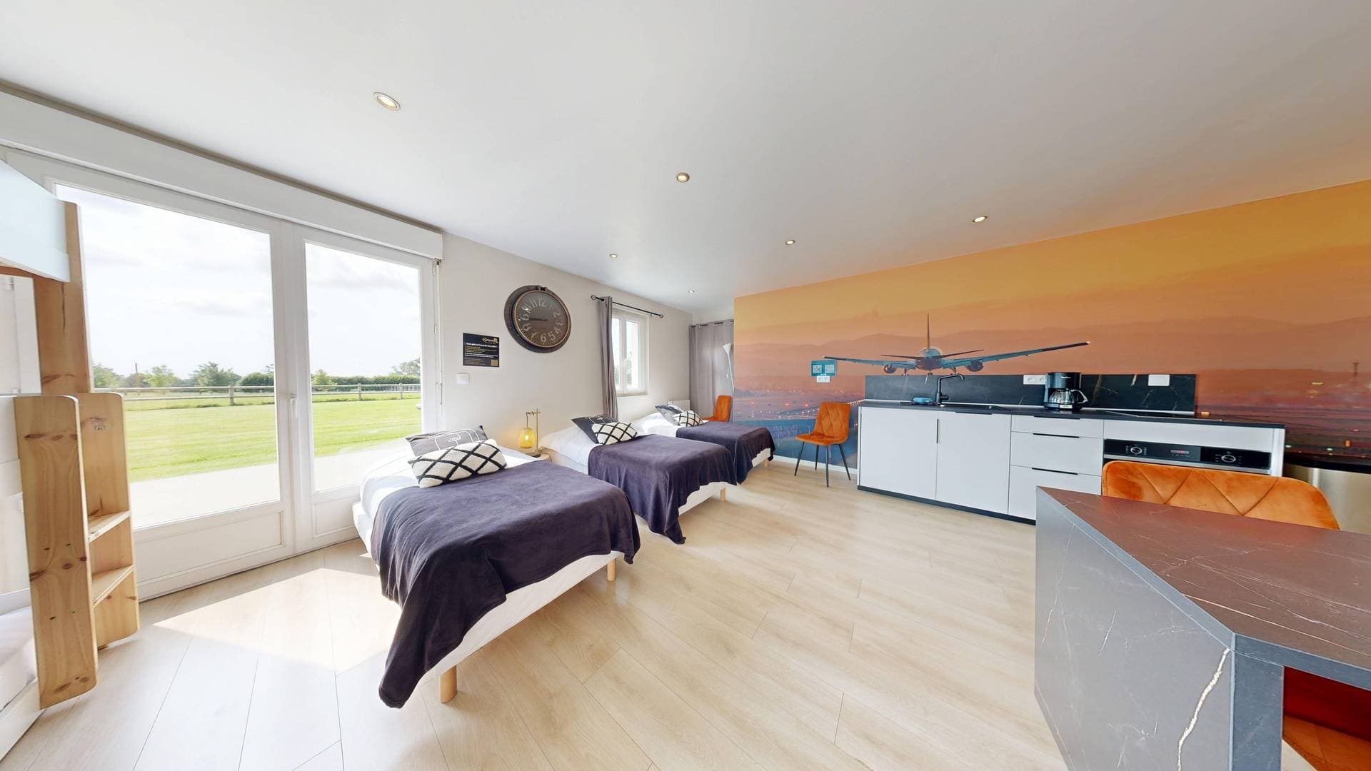 La Clef Decamp - Concorde Aéorogare 25 pers 2 Gîtes : jacuzzi, baby airhockey 37