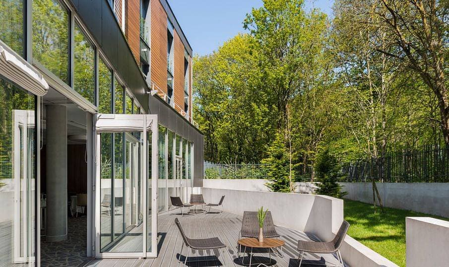 terrasse forêt pour la salle plénière forêt tropicale