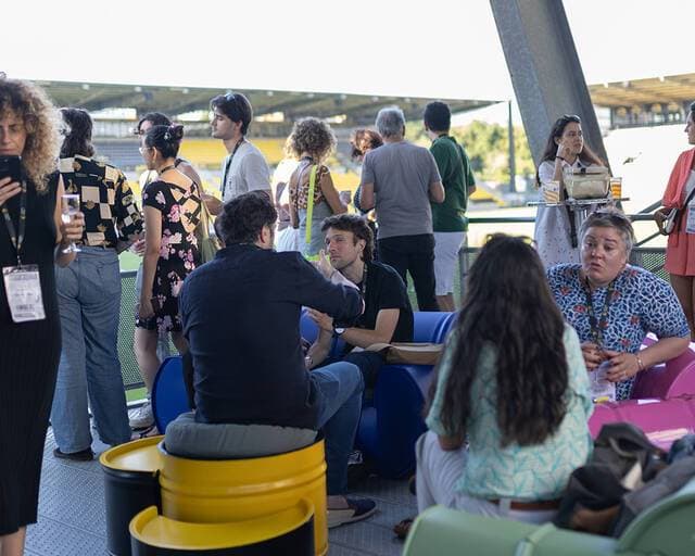 Salon terre Atlantique passerelle vue terrain