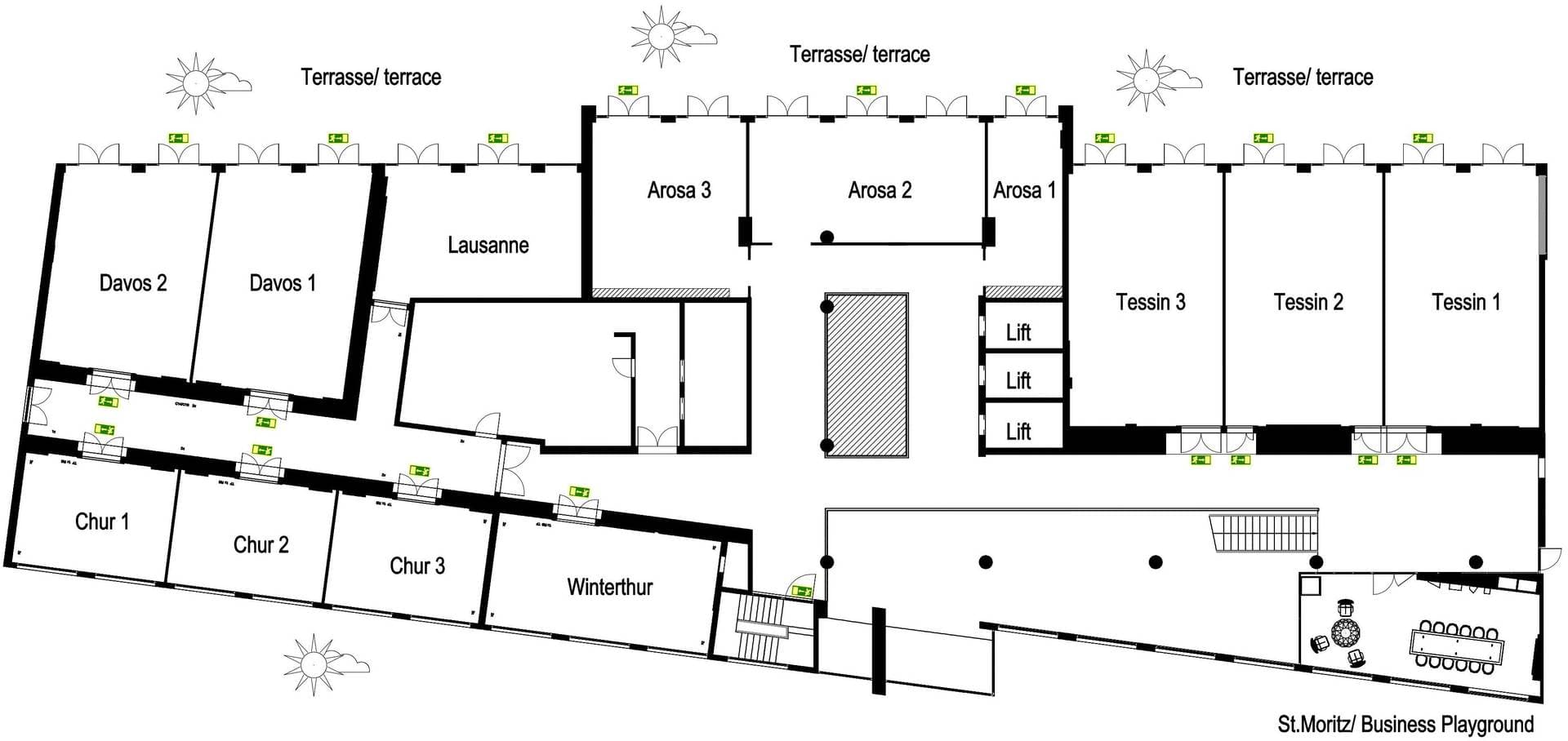 Erste Etage / Veranstaltungsetage