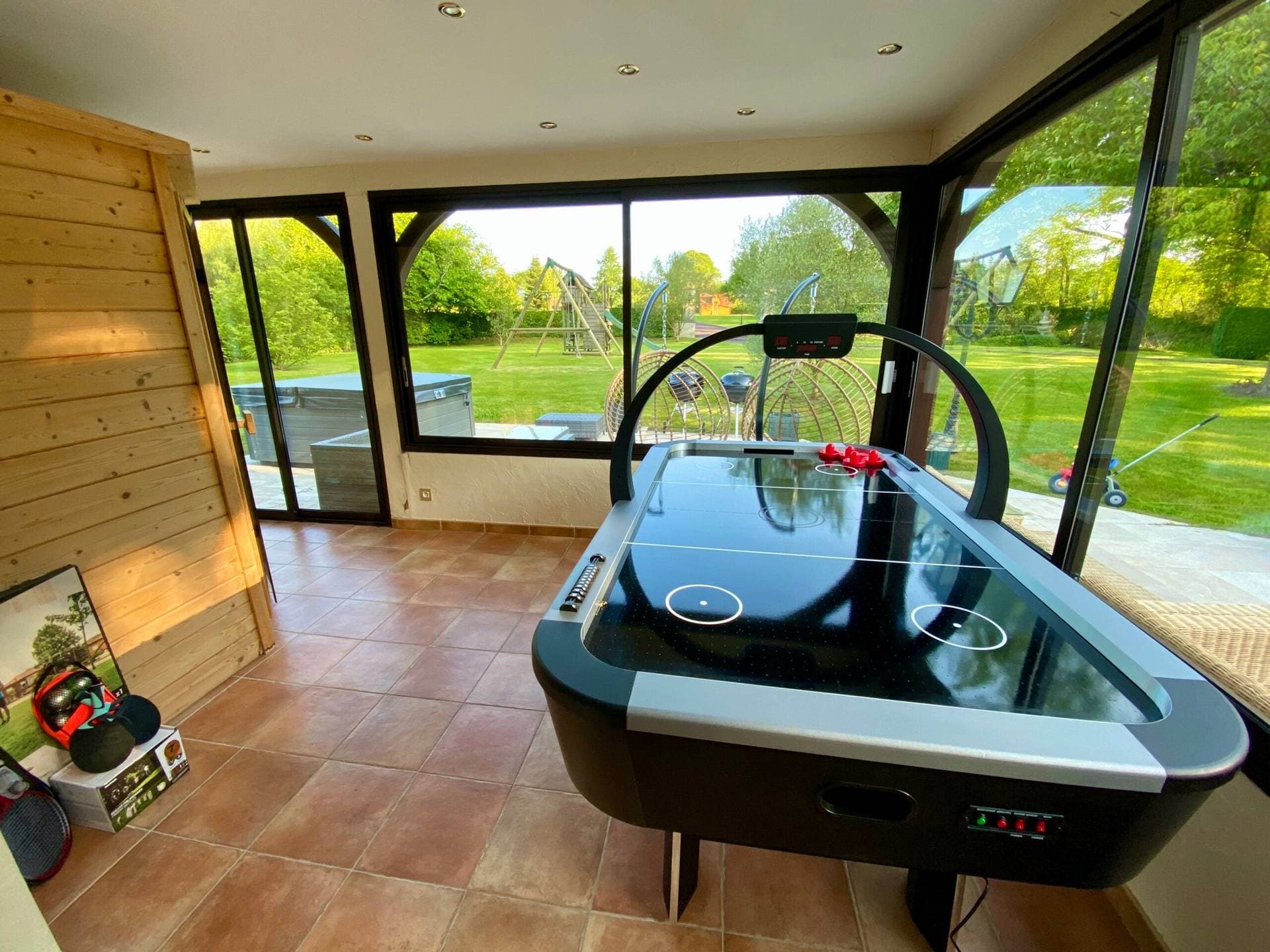 La Clef Decamp - Greenland 15 pers : jacuzzi sauna airhockey billard 18