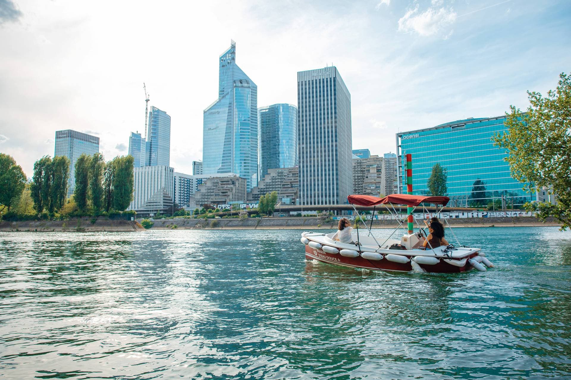Chasse au trésor avec vue La Défense