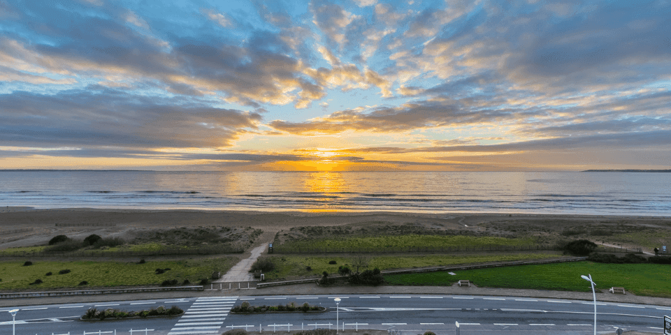 Vue mer - coucher de soleil