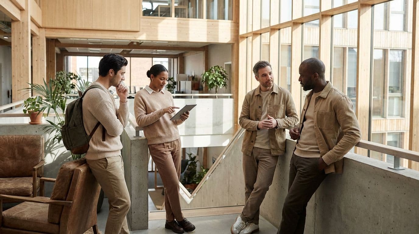 Survey questions measuring employee commitment and retention for UK leaders