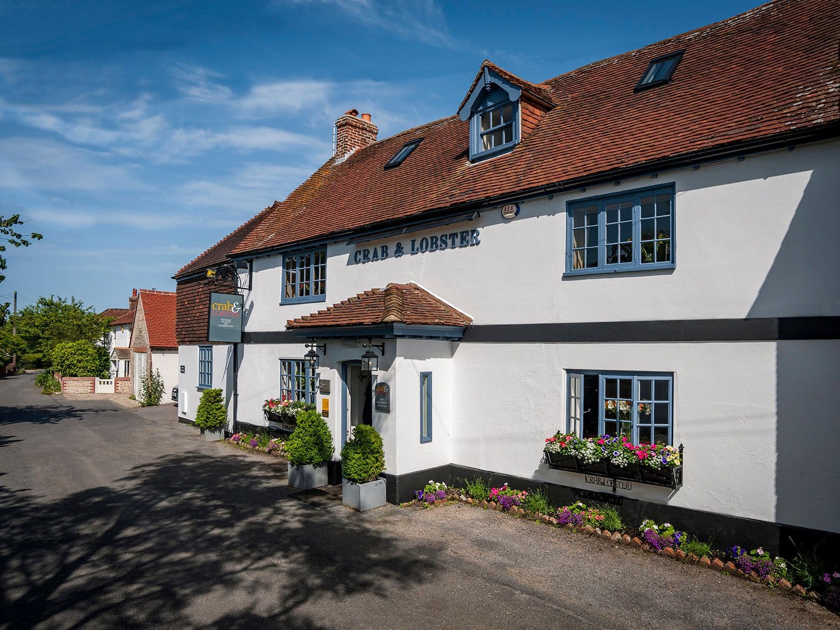 The historic Crab & Lobster restaurant in Sidlesham, West Sussex