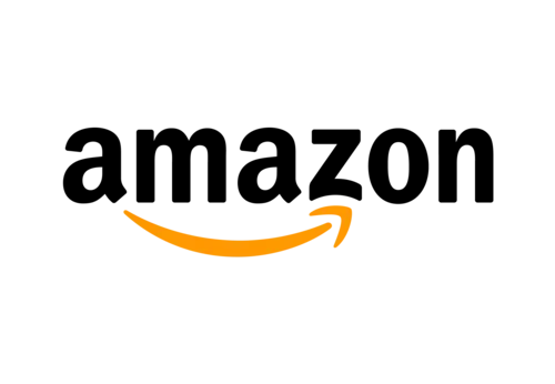 Amazon's iconic orange smile logo, representing a leading enterprise client for corporate event planning.