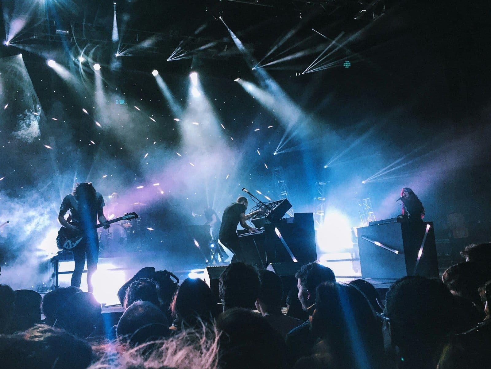Live band performing on stage