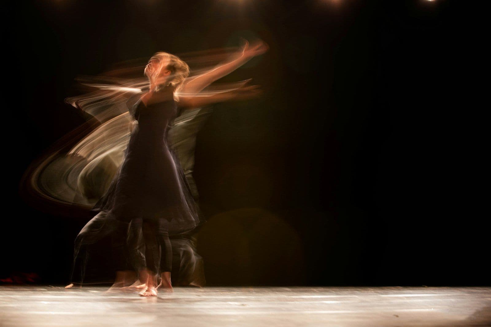 Performers dancing on stage