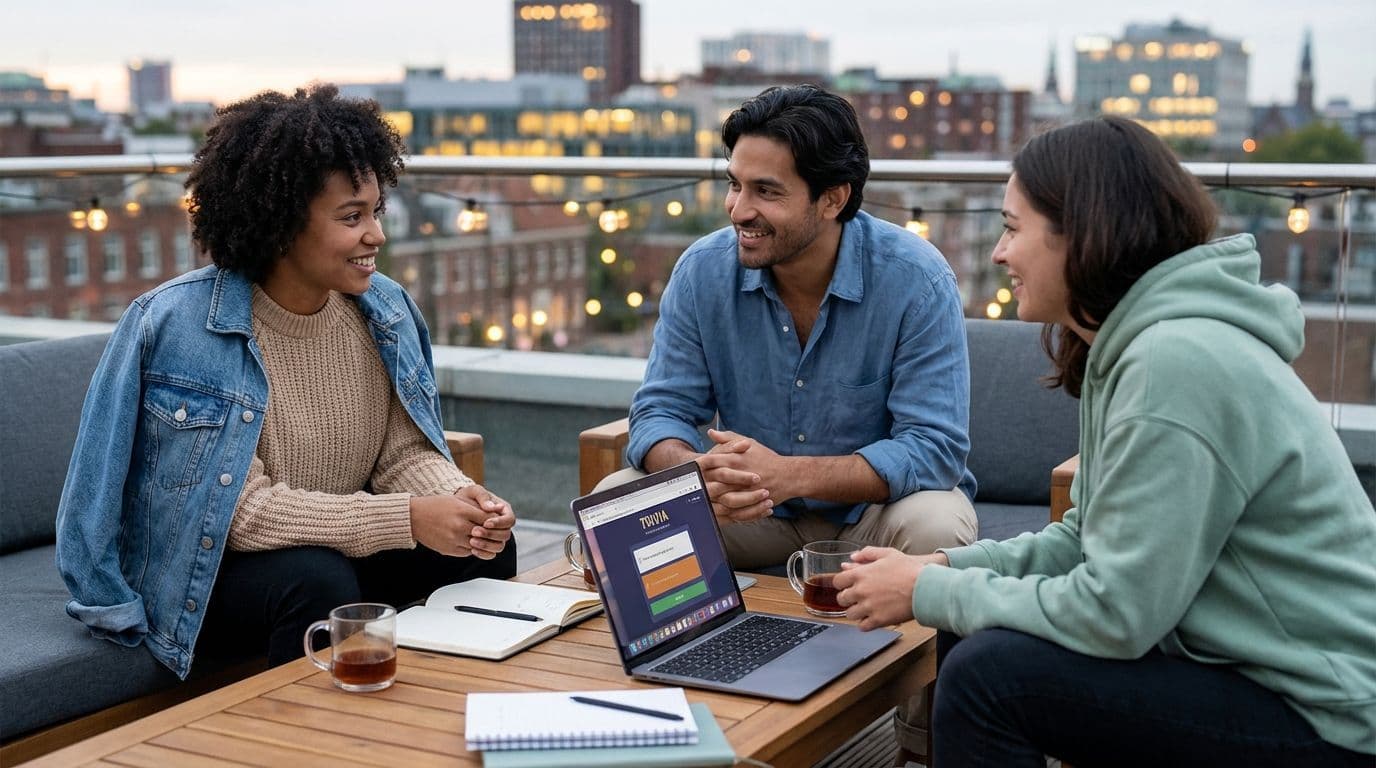 Noche de preguntas y respuestas en equipo: una divertida actividad de formación de equipos para compartir conocimientos y competir amistosamente.