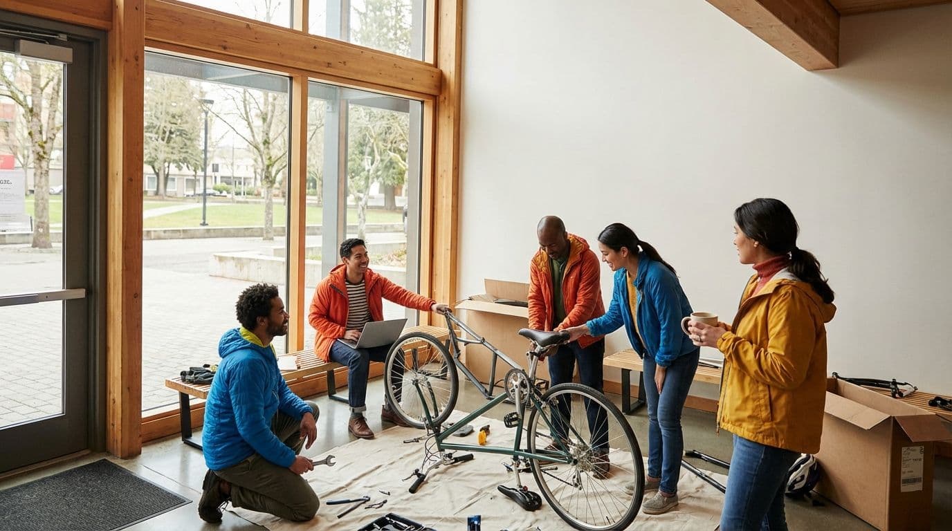 Build-a-Bike Charity: una actividad de trabajo en equipo con un propósito y un impacto social real