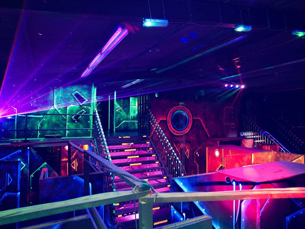 Lasertag + Gleamgolf rotation Heidelberg 1