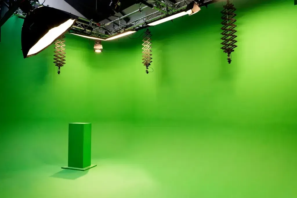 Studio fond vert et Motion capture markerless captury 1