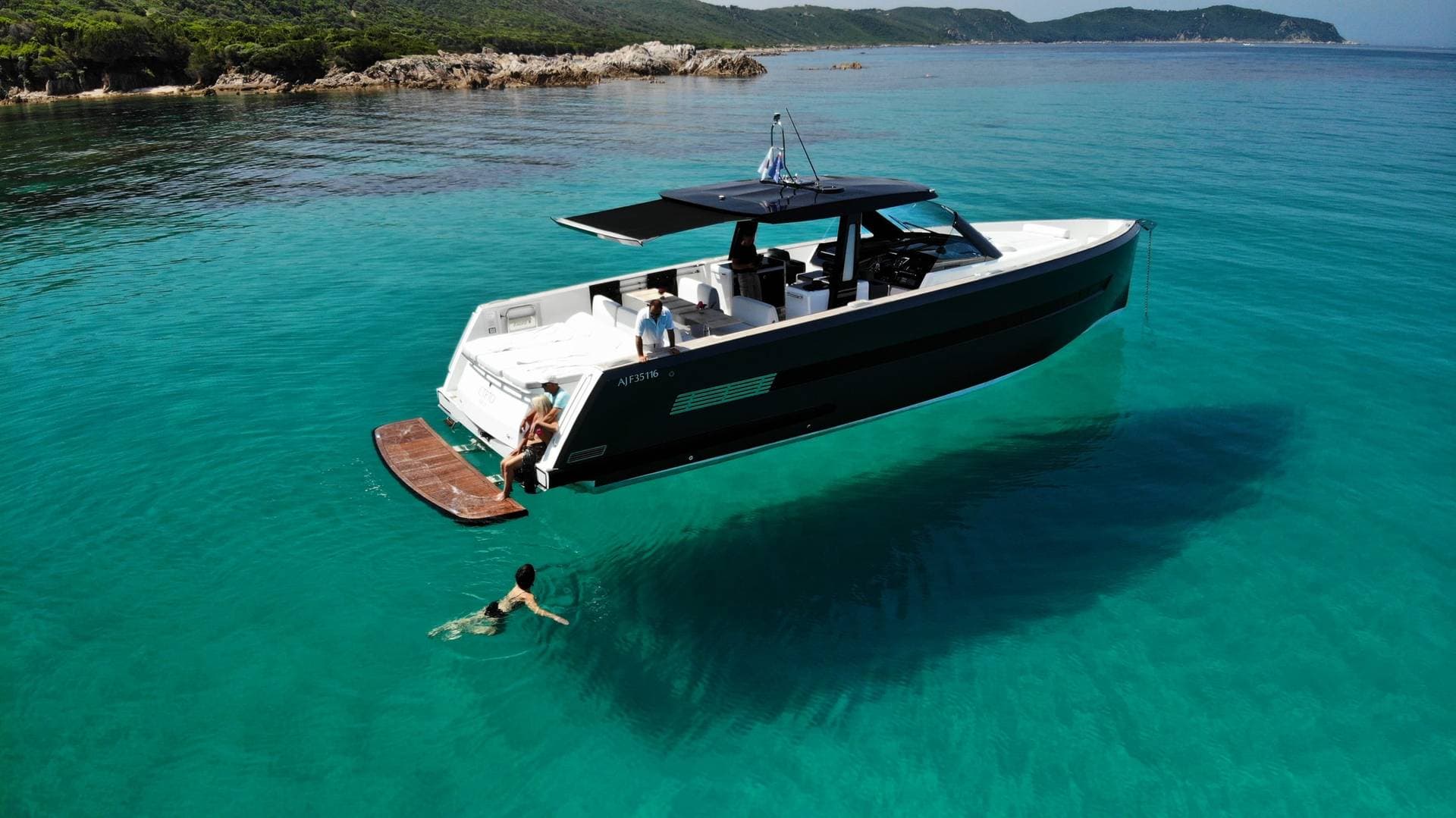 Yacht d'exception : Le Fjord 48 en Corse 1