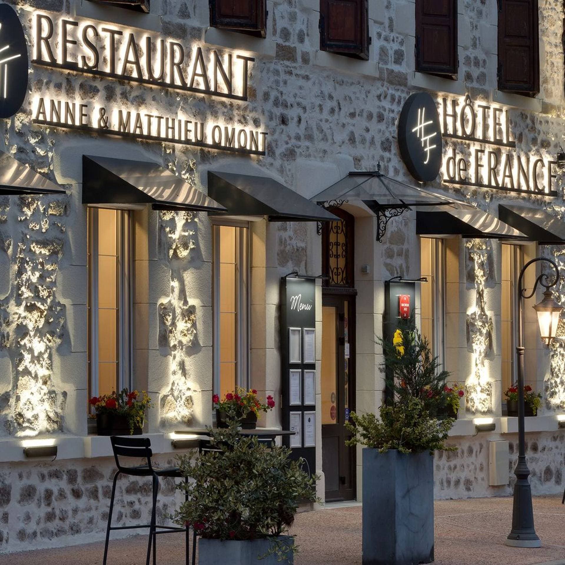 Restaurant Anne & Matthieu Omont - Hôtel de France 1