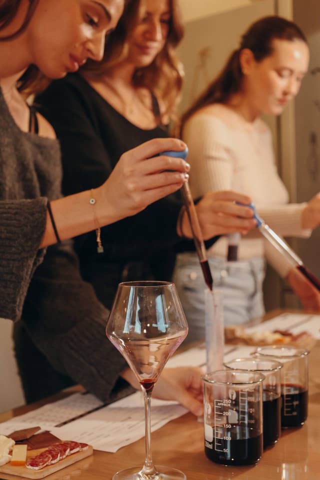 Atelier de création de vin
