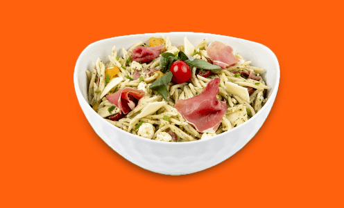 Saladier jambon fumé mozzarella