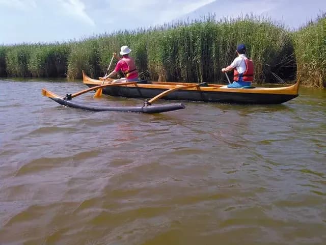 Randonnée en pirogue hawaïenne (Delta)