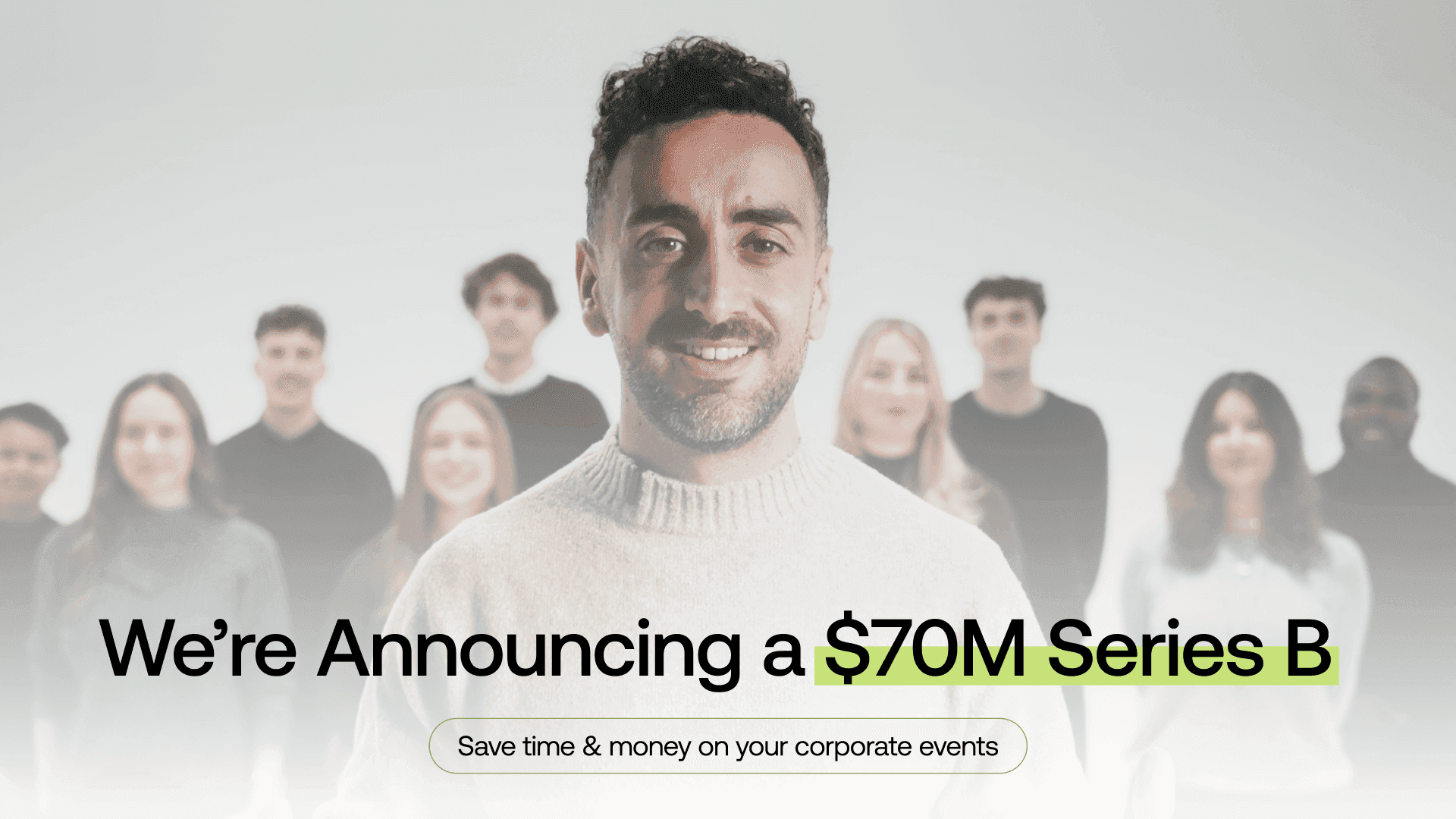 Naboo announces its $70M Series B, with the Naboo team in the background